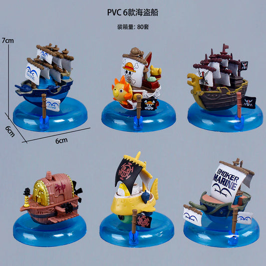 ONEPIECE : Pirate Ship set of 6