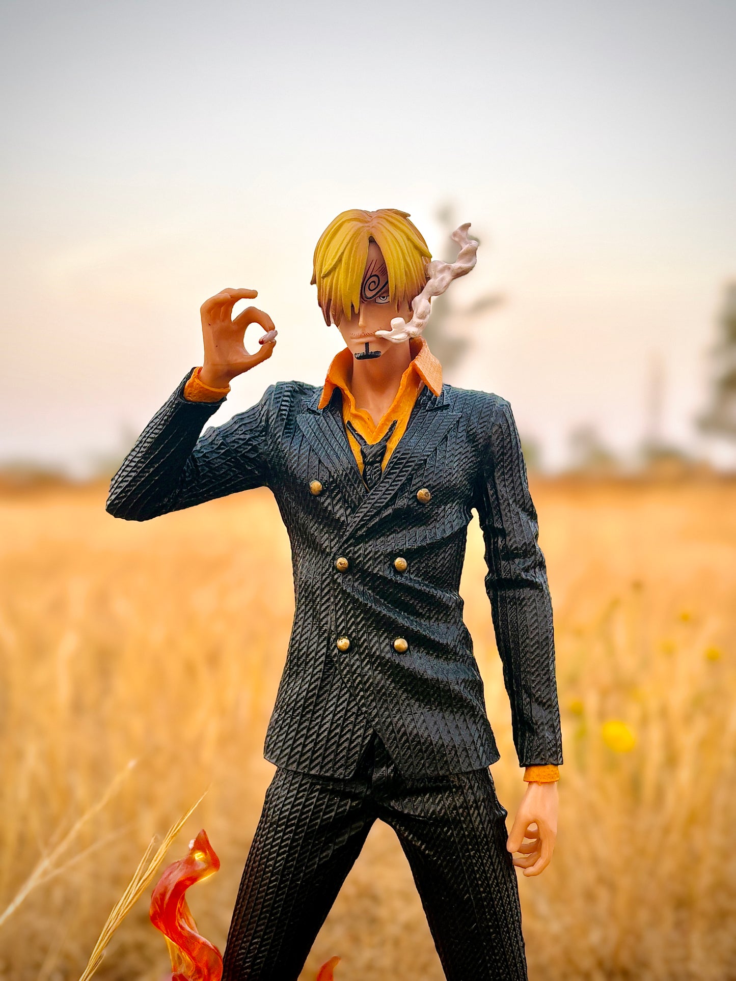 Onepiece vinsmoke sanji 32 cm standing action figure