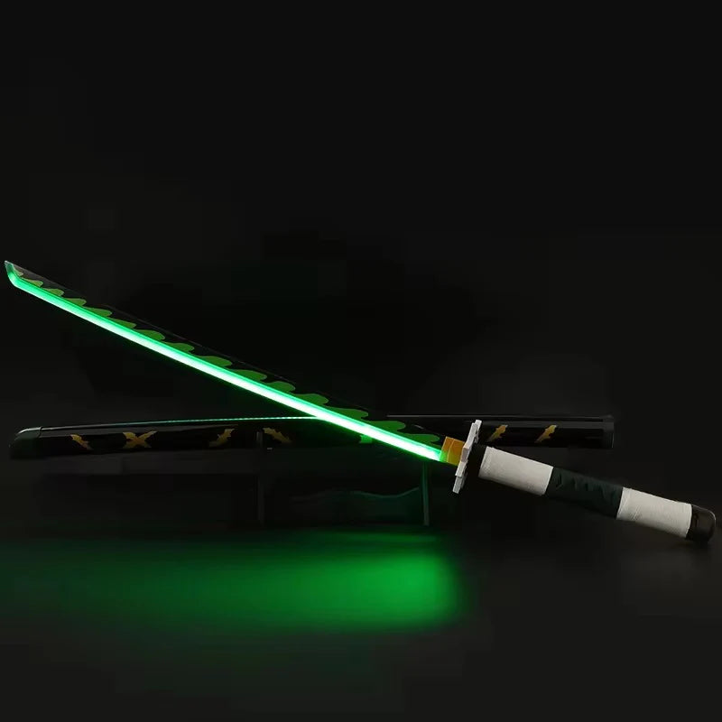 Sanemi's  Led light up Wooden Katana (104 cm)