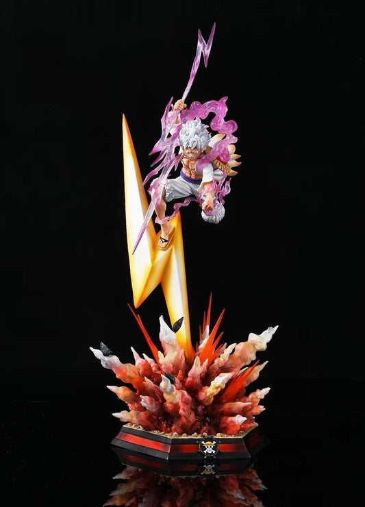 ONEPIECE : Luffy Sungod Nika with lightning premium 50 cm tall figure