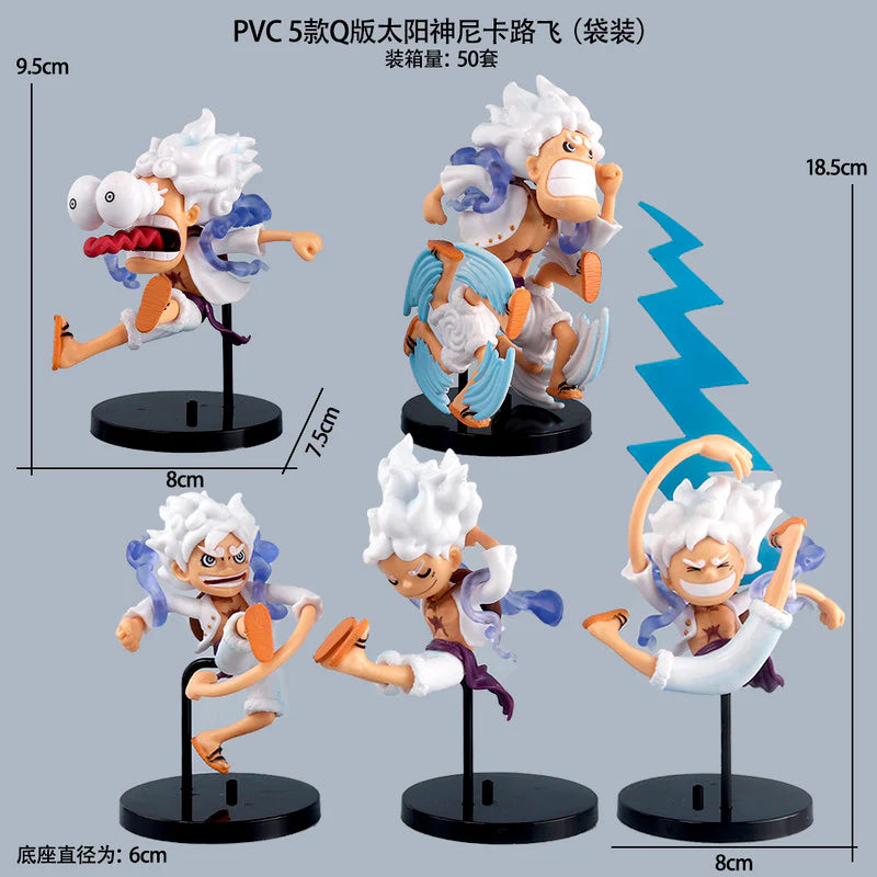 ONEPIECE : Luffy Gear 5 NIKA ( set of 5 )