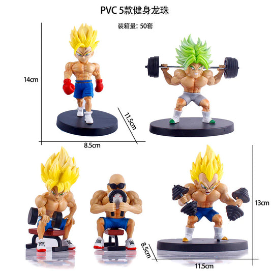 Dragonball X Gym  ( set of 5 figures )