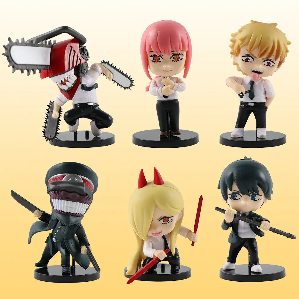 Chainsaw Man chibi figures ( set of 6 )